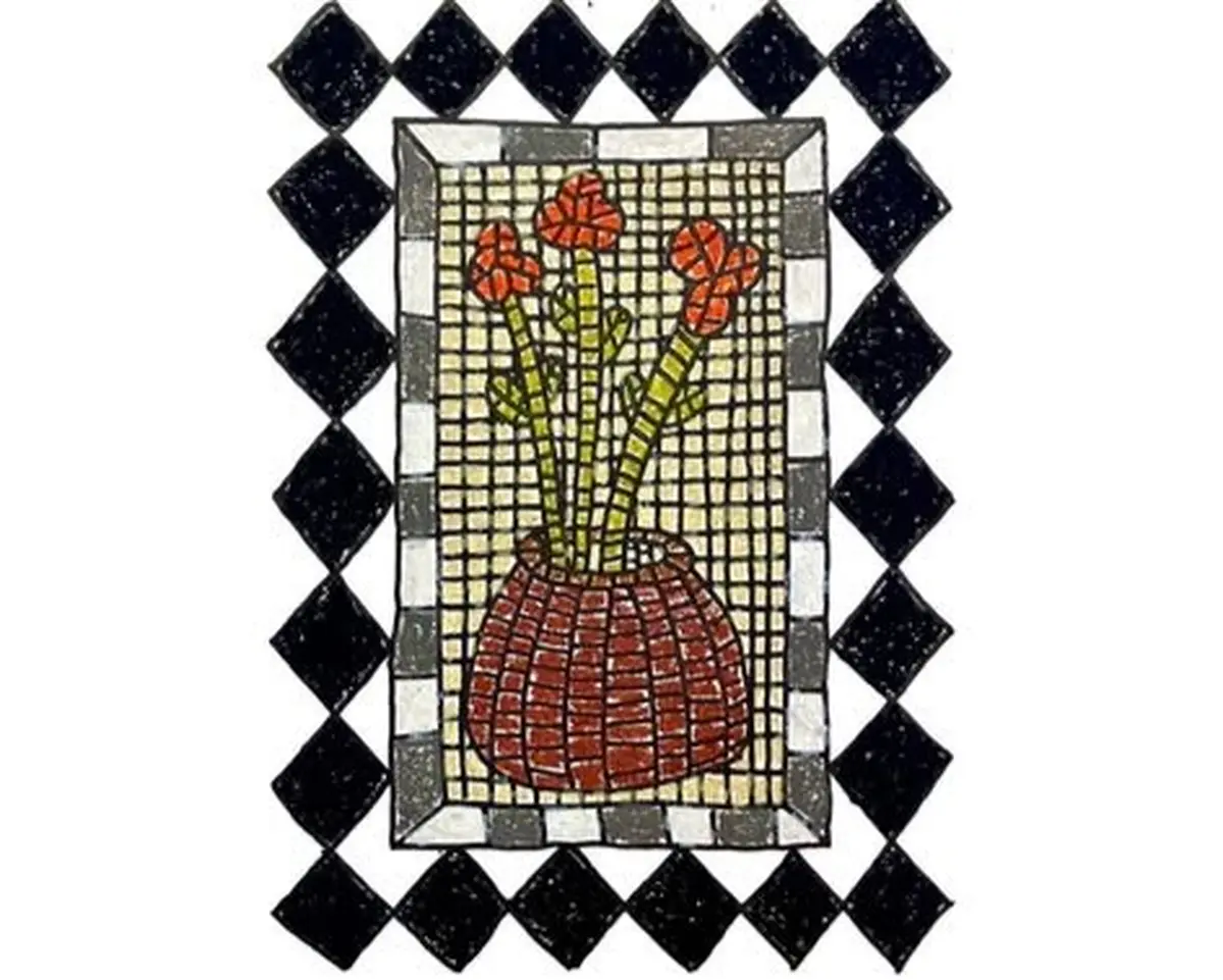 Défilé de mode avec pour thème : la mosaïque