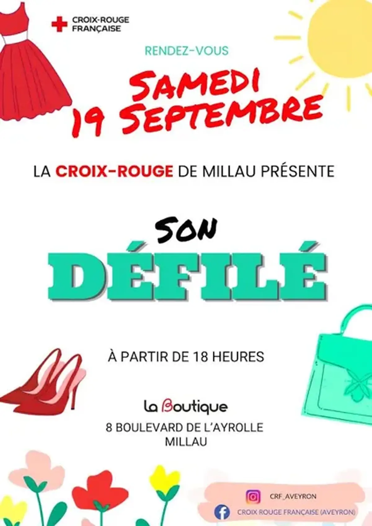Défilé de mode de la Croix Rouge