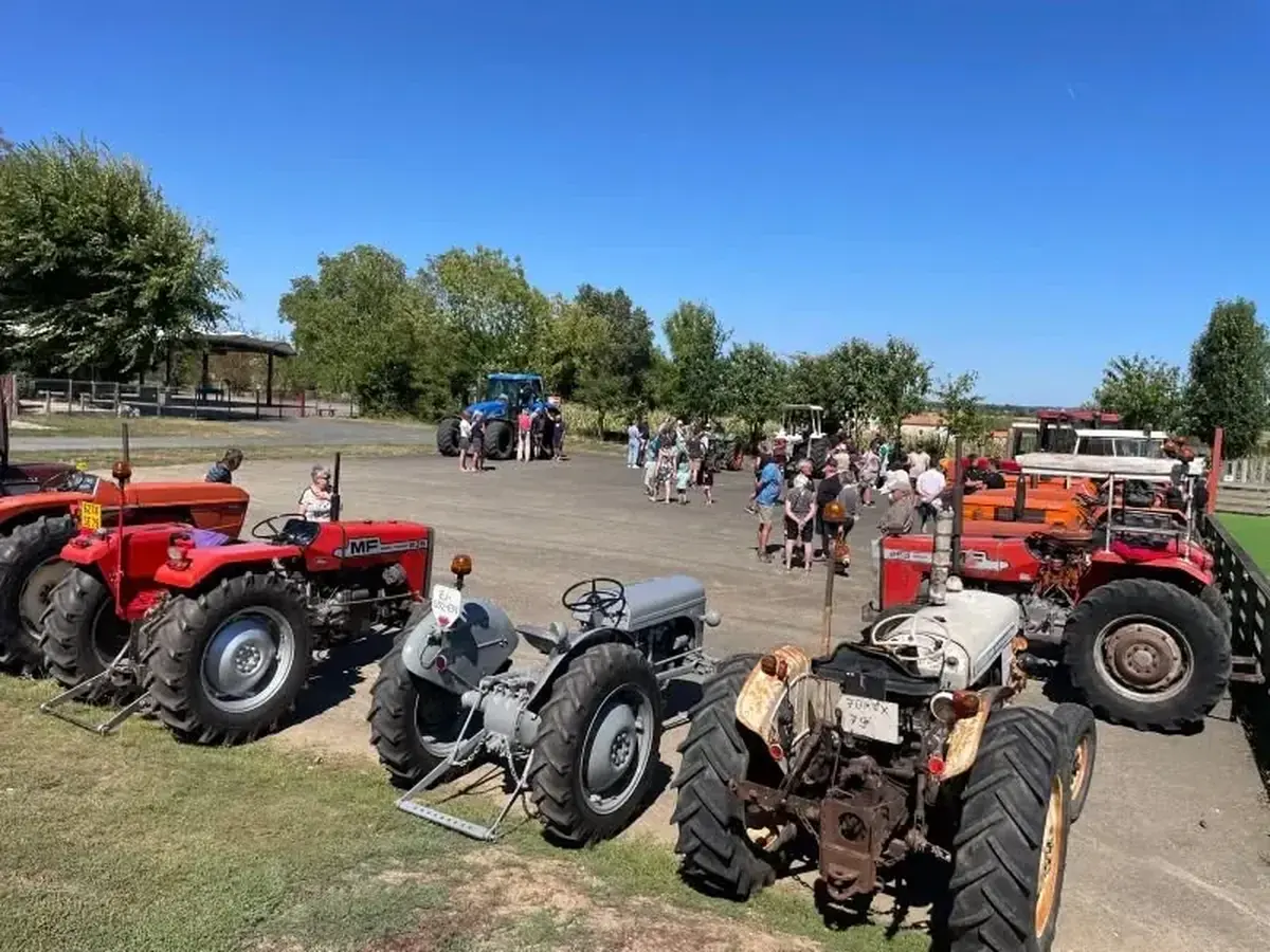 Défilé de vieux tracteurs