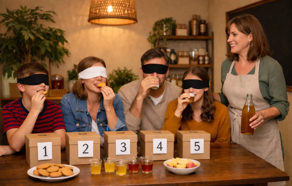 Dégustation à l'aveugle par l'Office de Tourisme