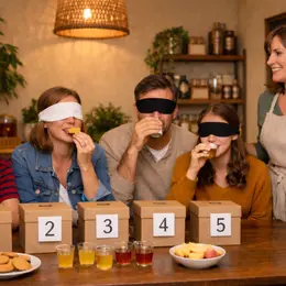 Dégustation à l'aveugle par l'Office de Tourisme