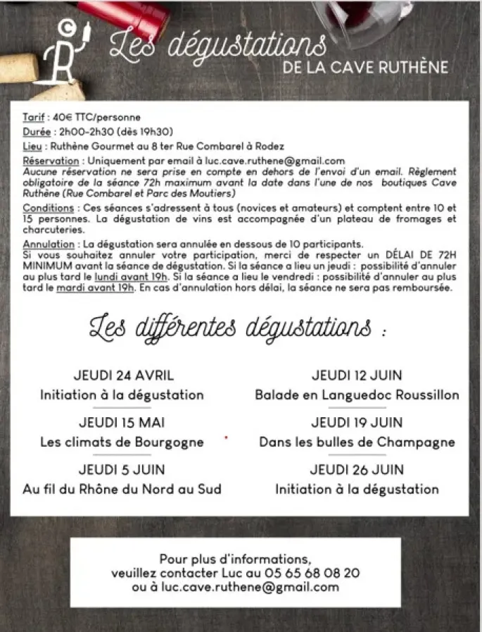 Dégustation Cave Ruthène : Balade en Languedoc Roussillon