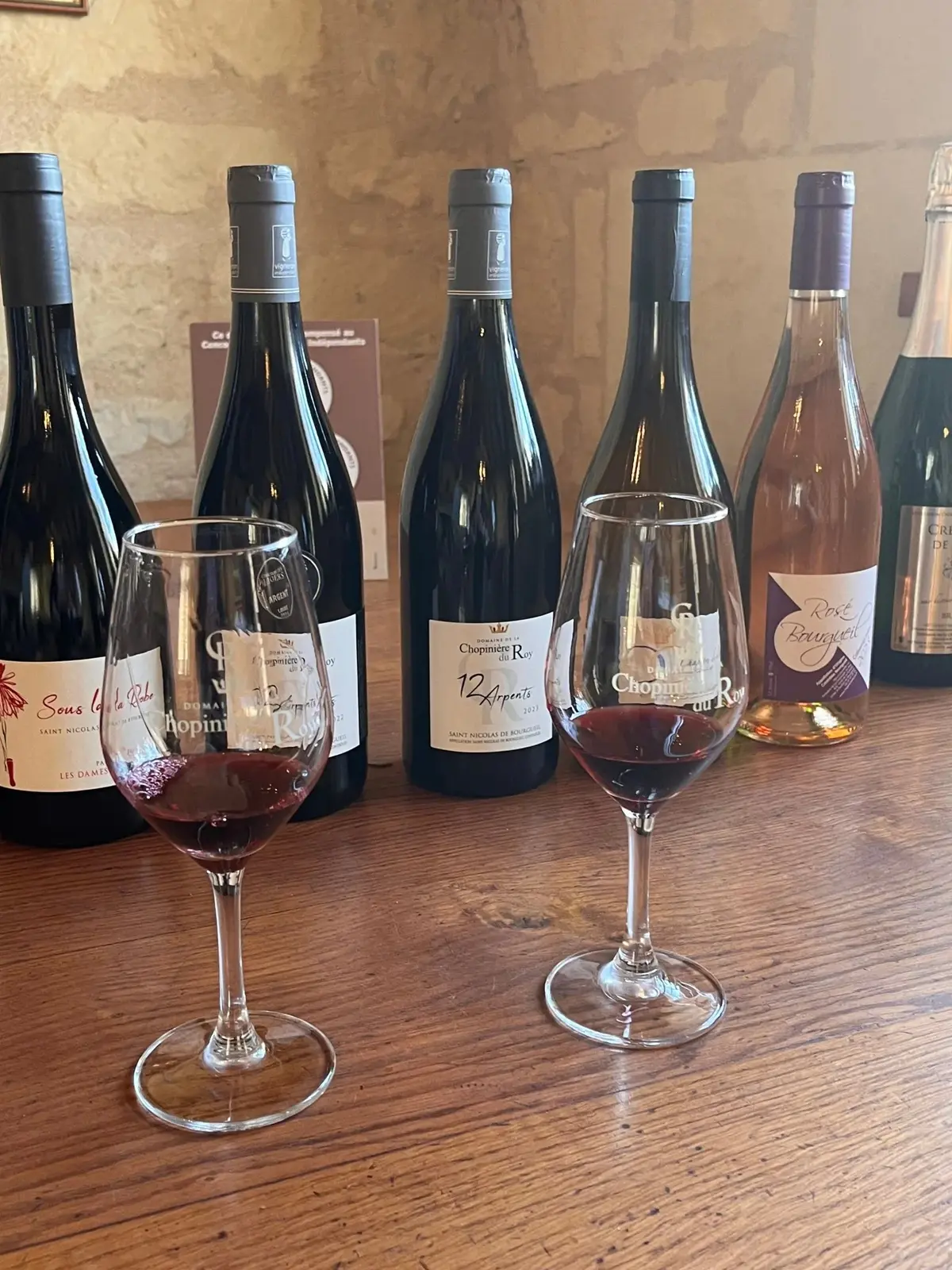 Dégustation des cuvées du domaine