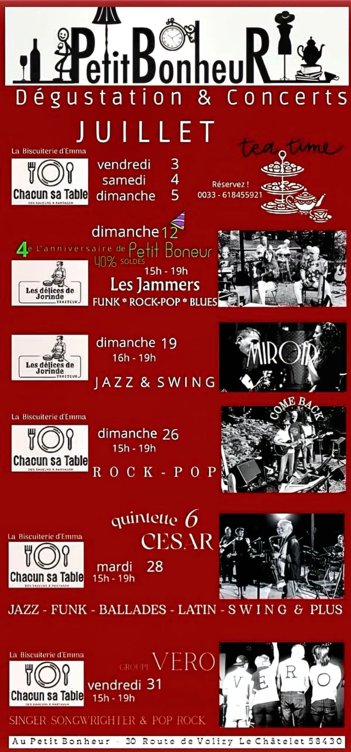 Dégustation et concert
