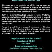 Dégustation & Spectacle d’improvisation au Château Moulin de Lagnet