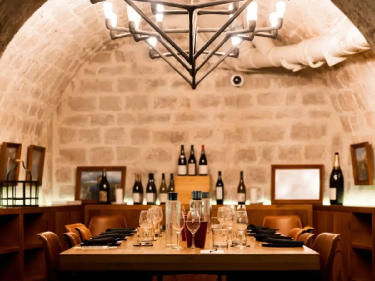 Dégustation fromages & vins, Caves du Louvre Paris (en anglais)