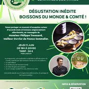 Dégustation inédite Boissons du Monde et Comté