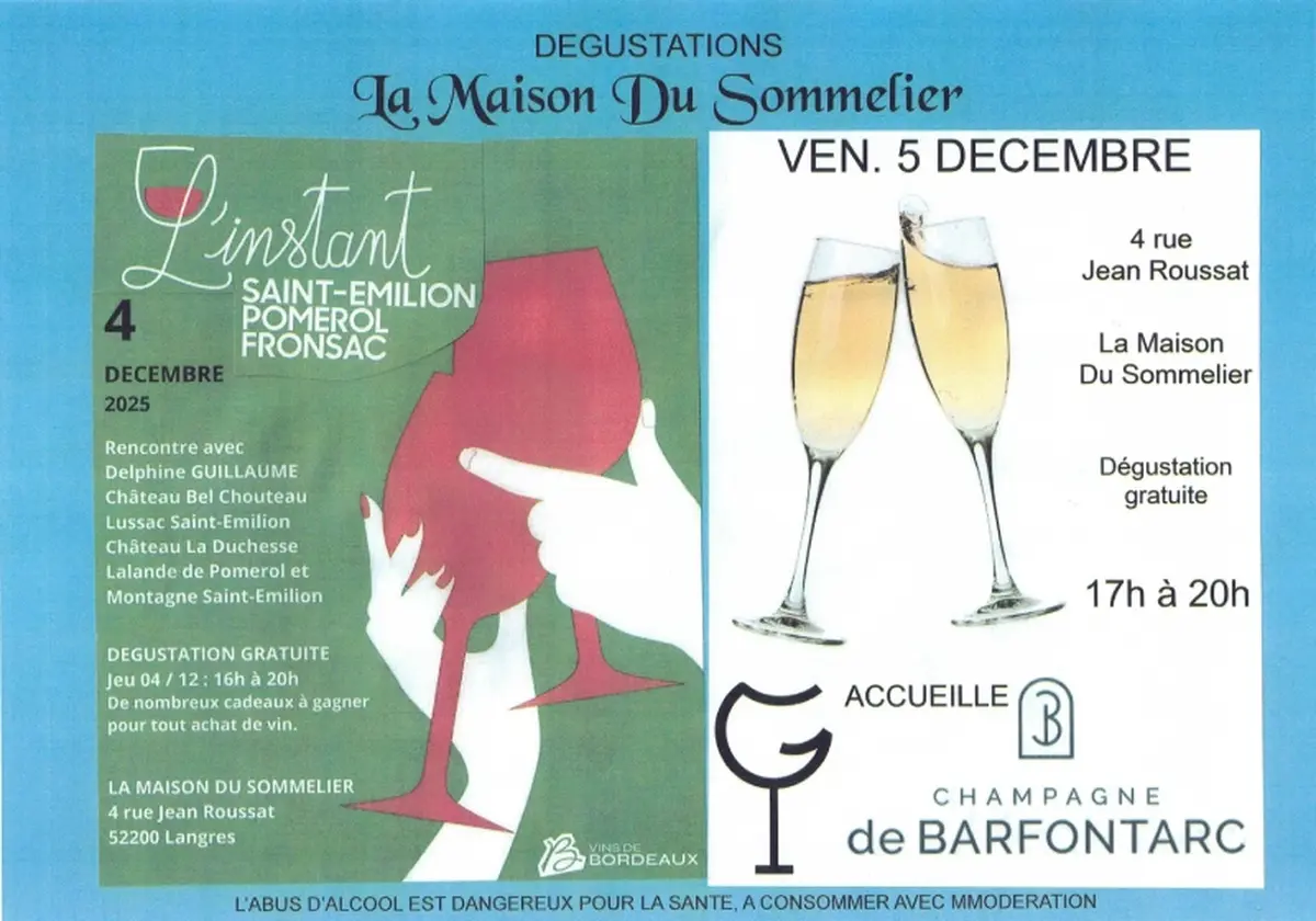 Dégustations à La Maison Du Sommelier