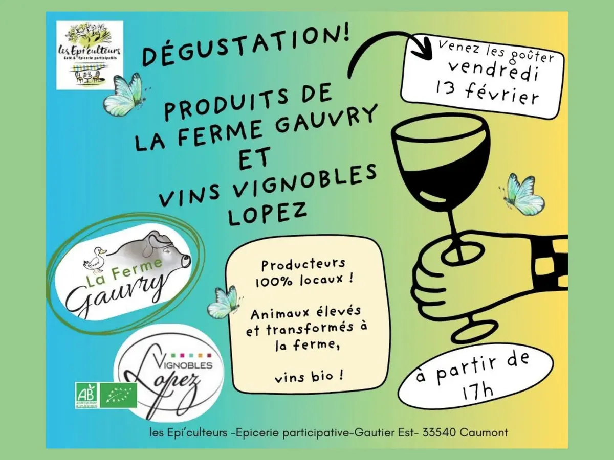 Dégustations chez Les Epiculteurs