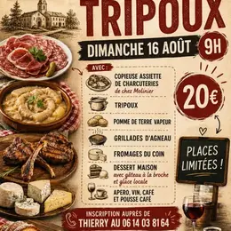 Déjeuner aux tripoux