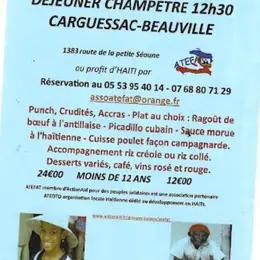 Déjeuner Champêtre au profit d'Haïti