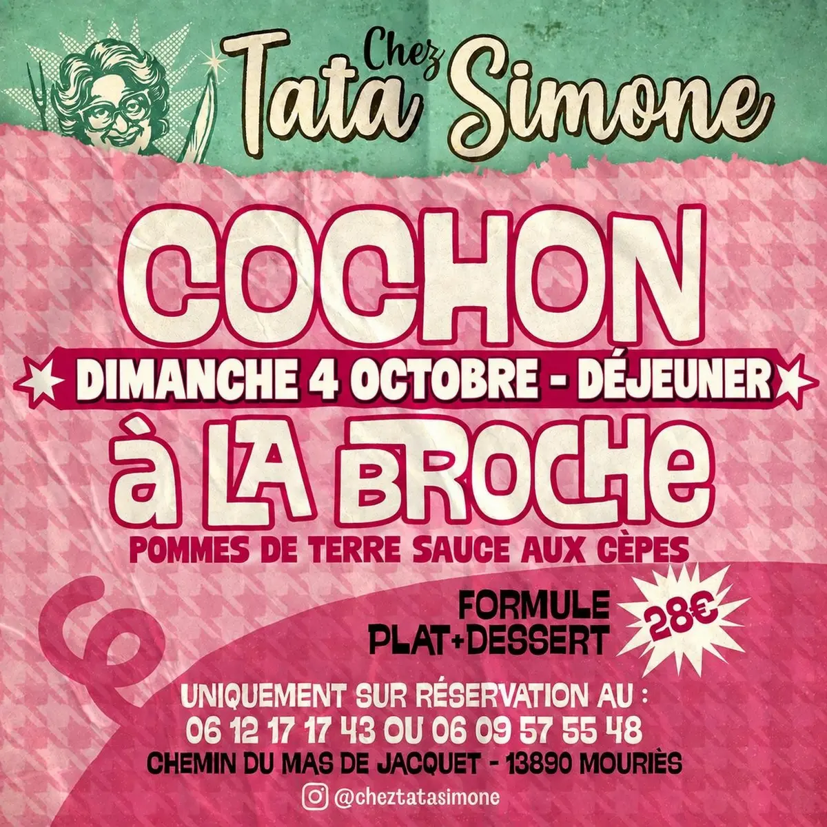 Déjeuner festif Chez Tata Simone
