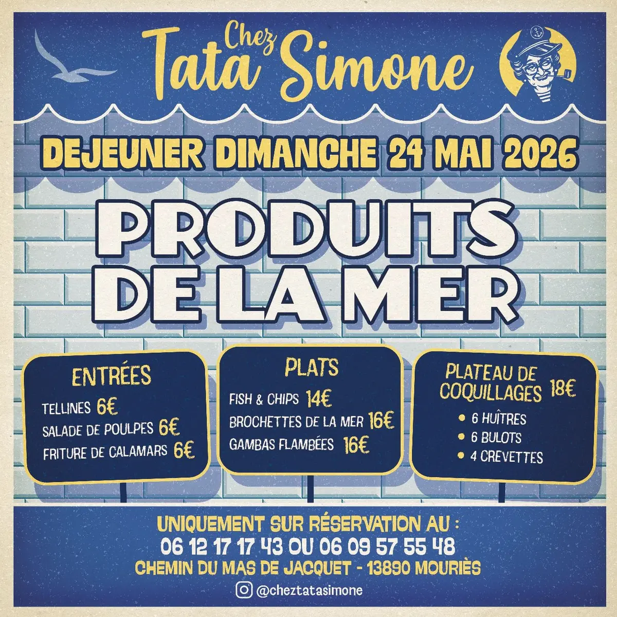 Déjeuner festif Chez Tata Simone