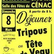 Déjeuner Tripous / Tête de veau