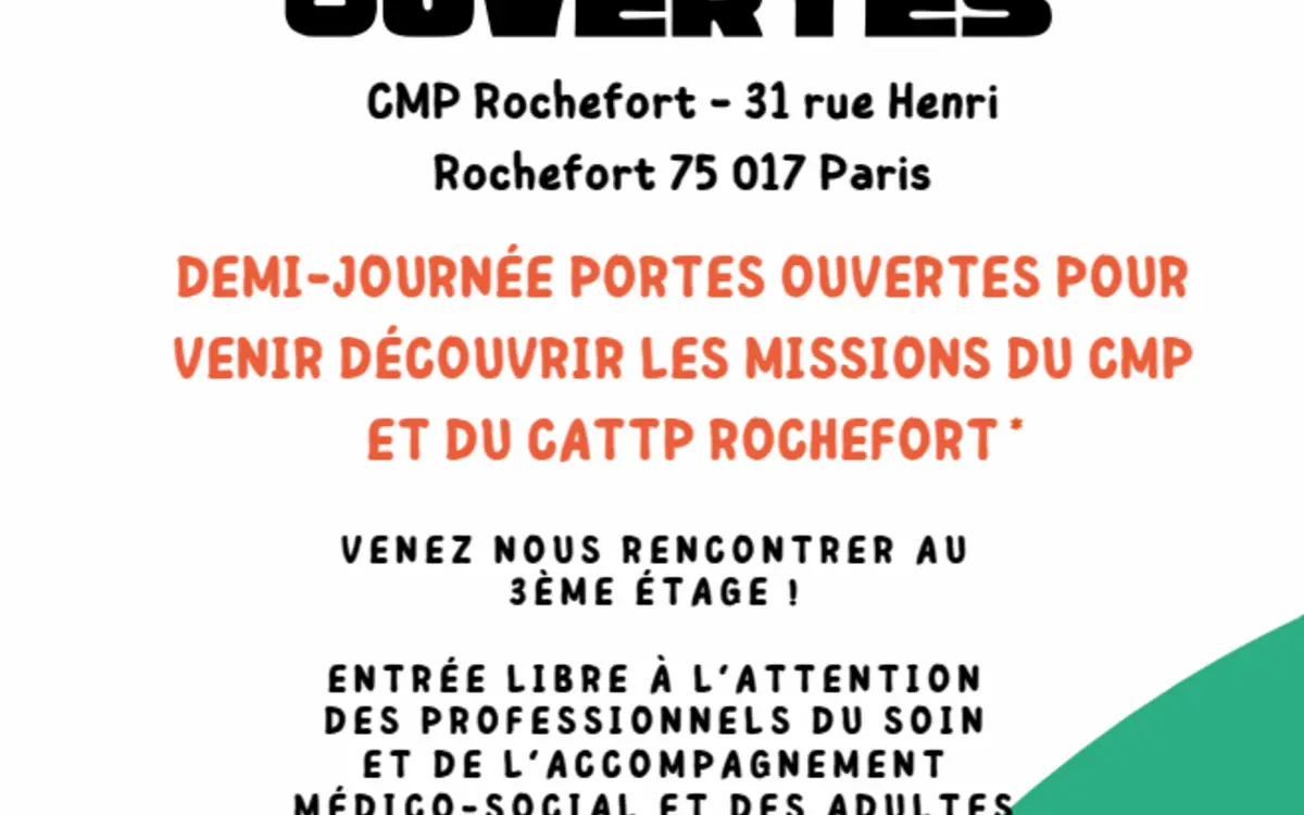 Demi-journée Portes Ouvertes CMP et CATTP Rochefort
