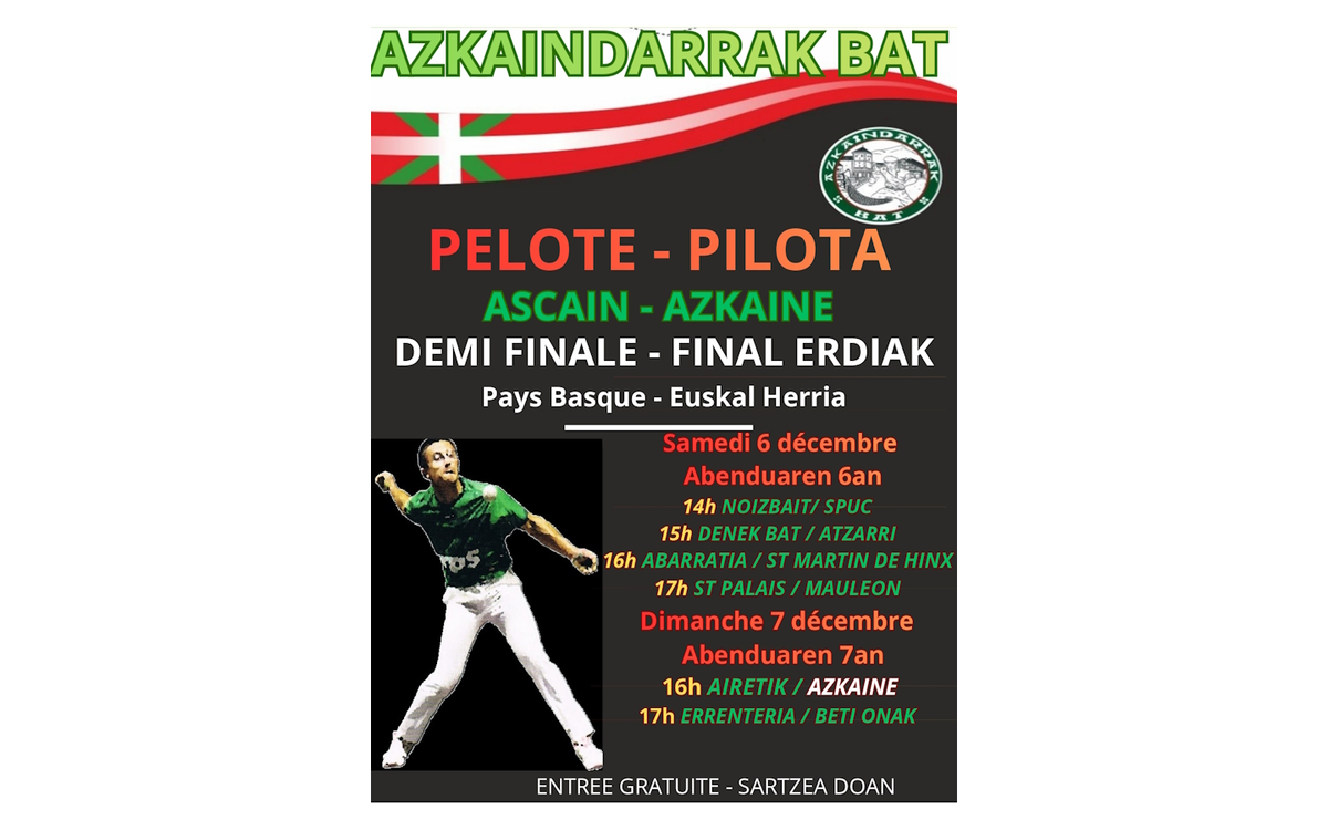 Demis finales de pelote à main nue