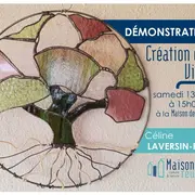 Démonstration de création de vitrail