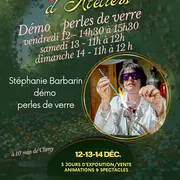 Démonstration de fabrication de perles de verre au chalumeau