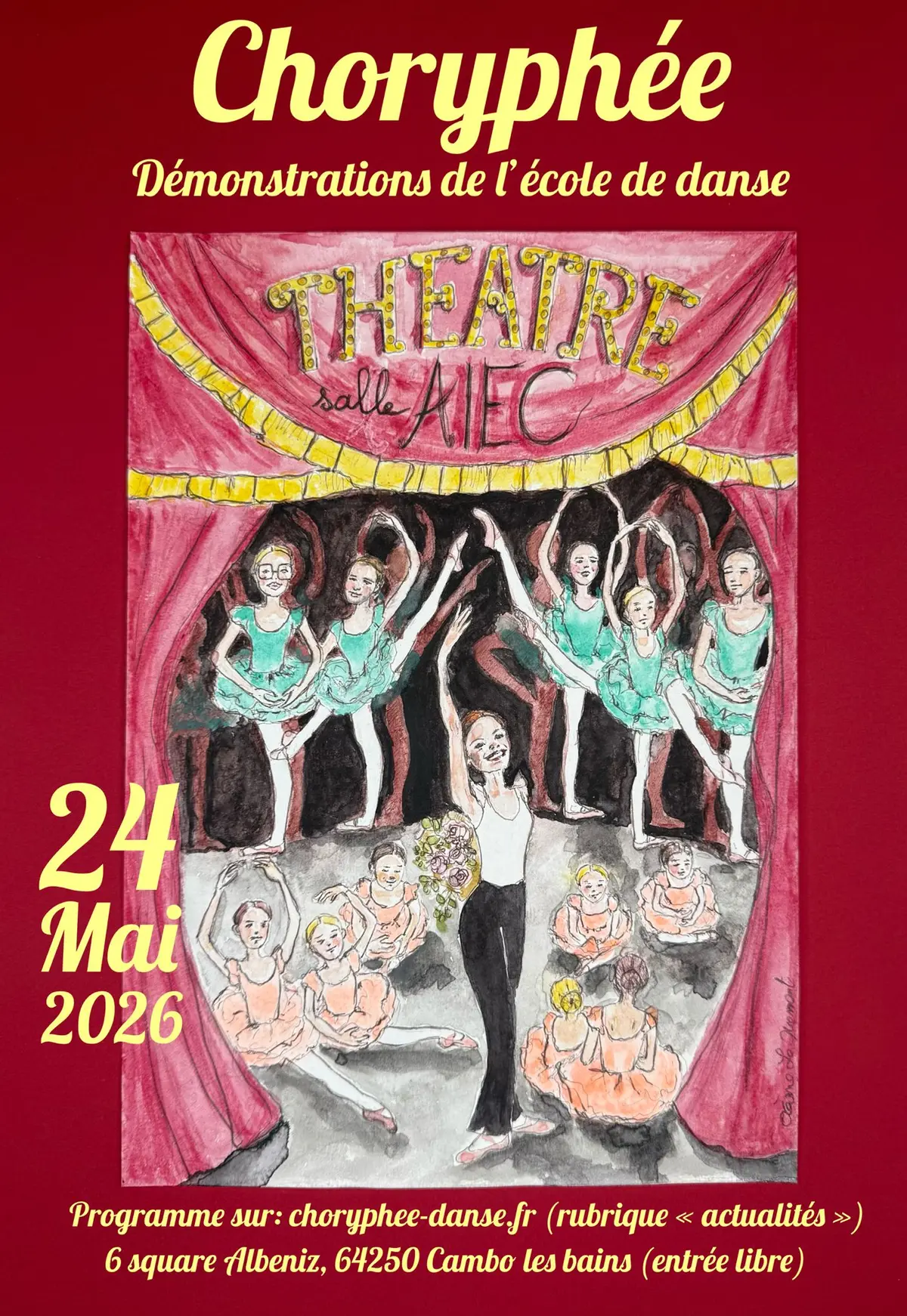 Démonstration de l'école de danse Choryphée