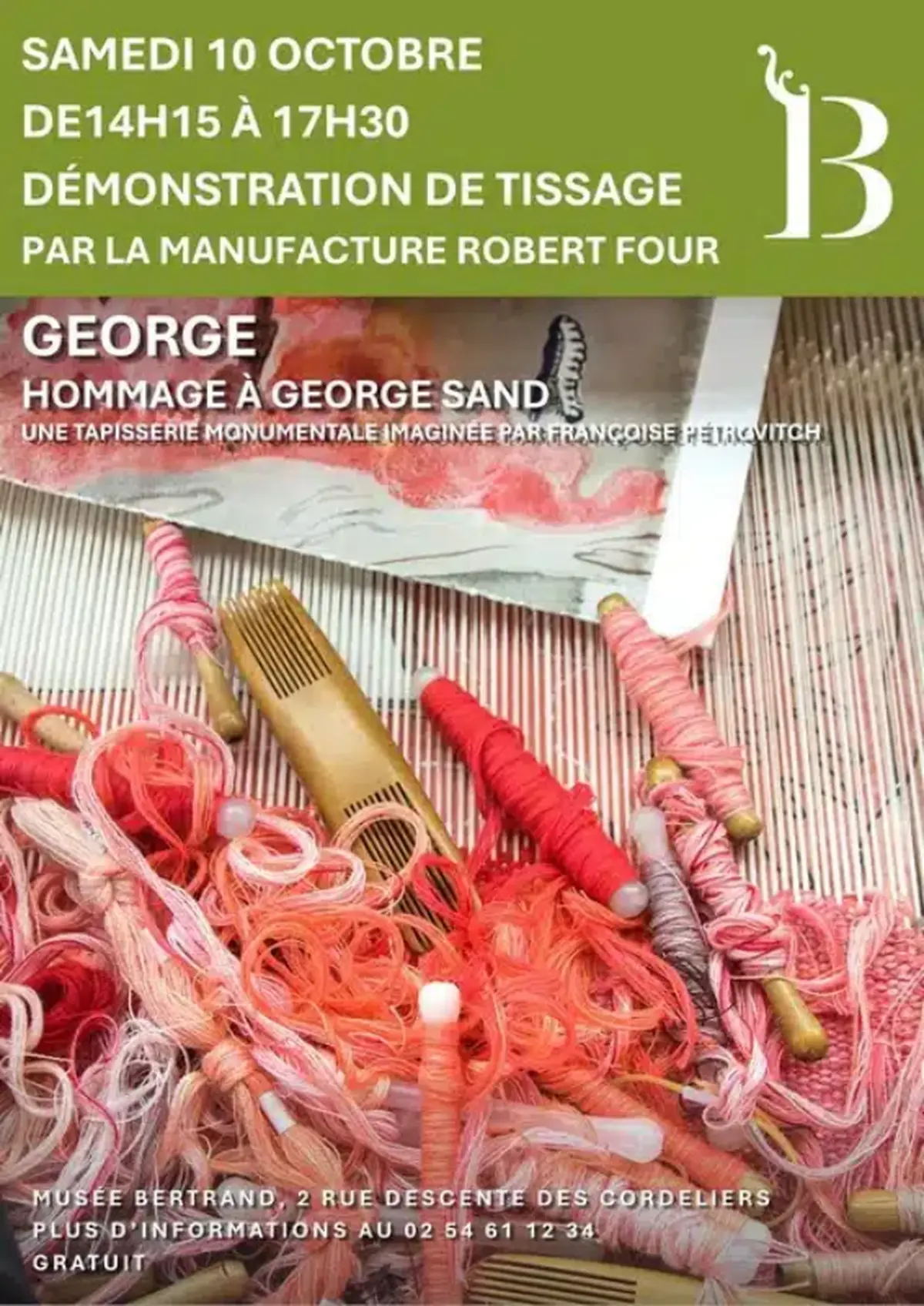 Démonstration de tissage