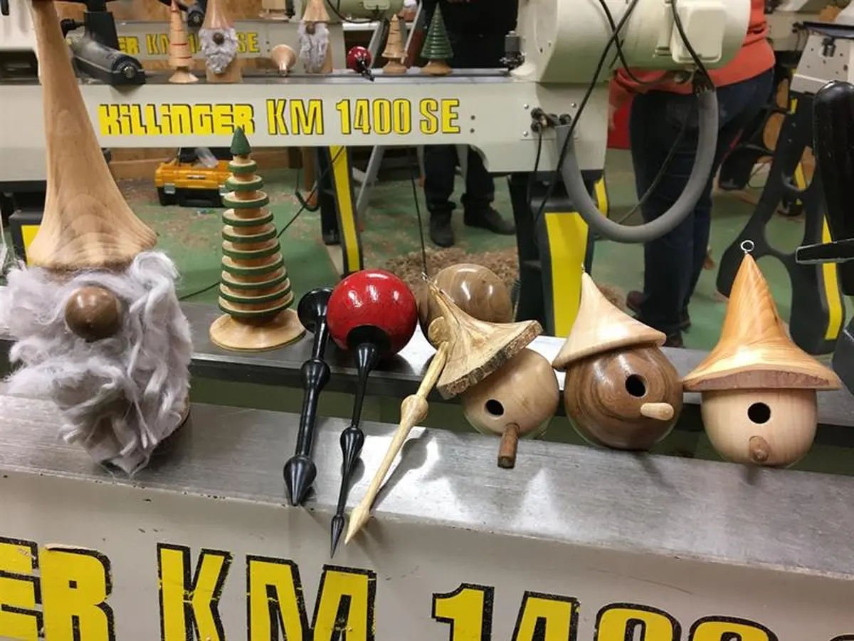 Démonstration de tournage sur bois