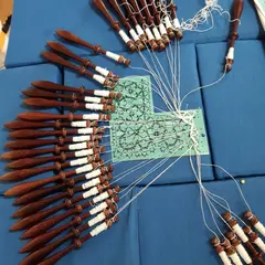 Démonstration des dentellières de Labouheyre