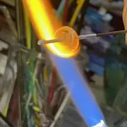 Démonstration verre au chalumeau