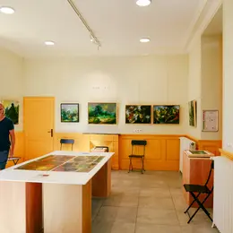 Départ en gare - billet pour un voyage particulier  « Récit pictural d'un voyage artistique » de Frédéric Mercier