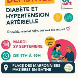 Dépistage diabète et hypertension artérielle
