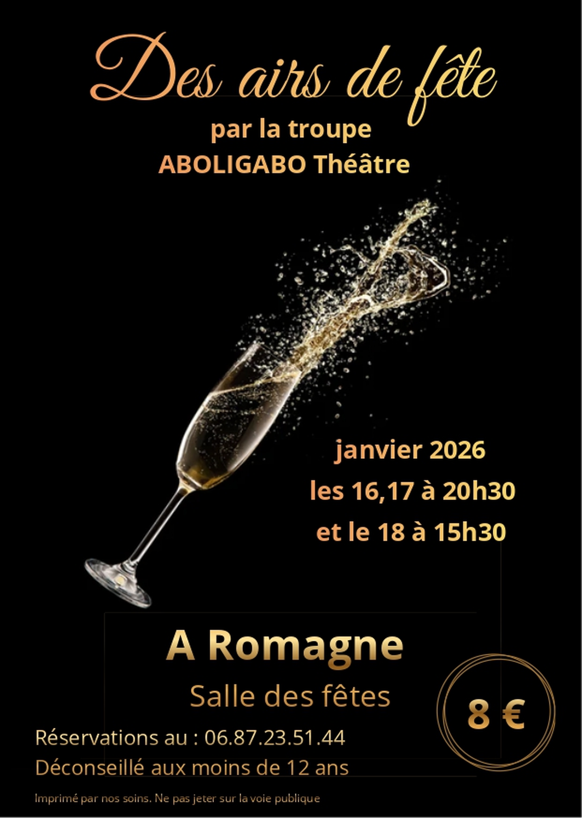 Des airs de fête, par la troupe ABOLIGABO Théâtre