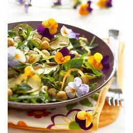 Des fleurs dans nos assiettes