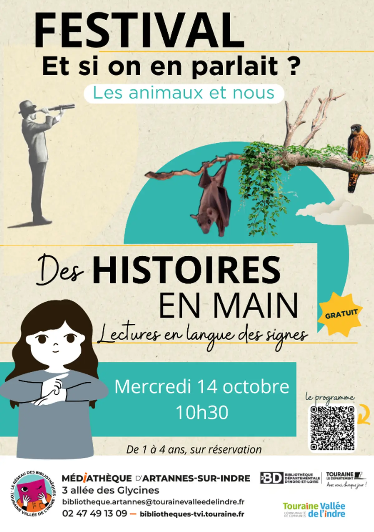 Des histoires en main