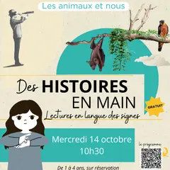 Des histoires en main