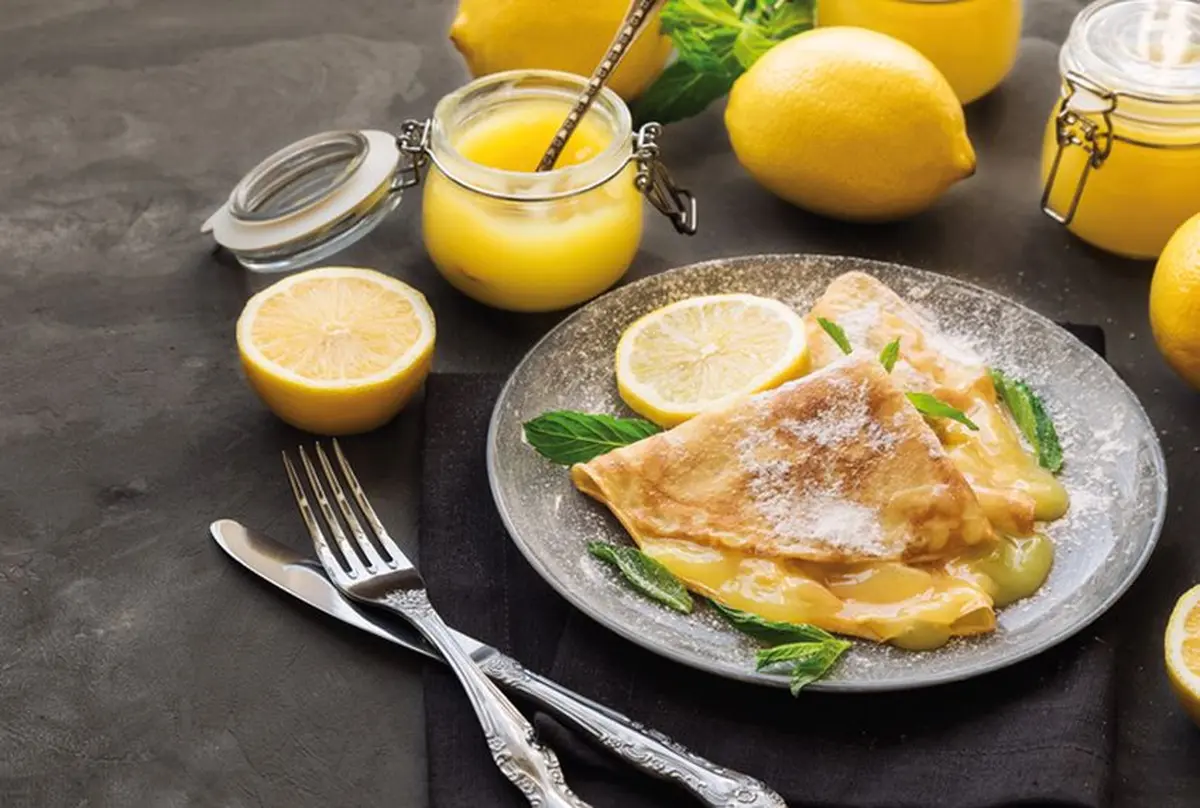 Crêpe au Lemon Curd