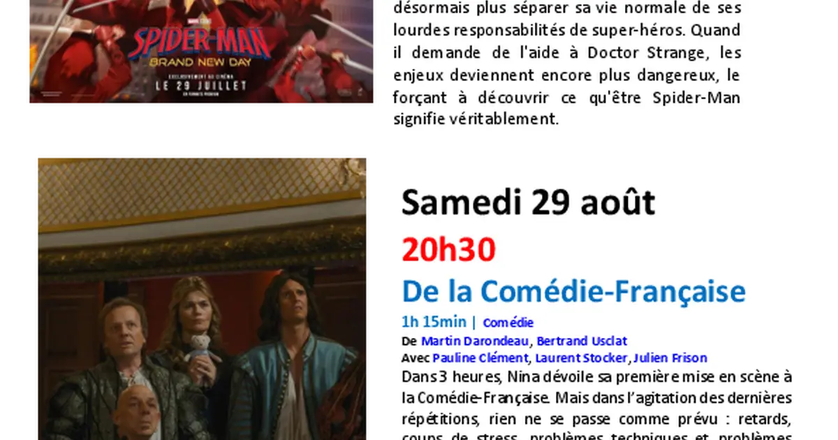 "Des minions et des monstres" au cinéma à St Geniez d'Olt