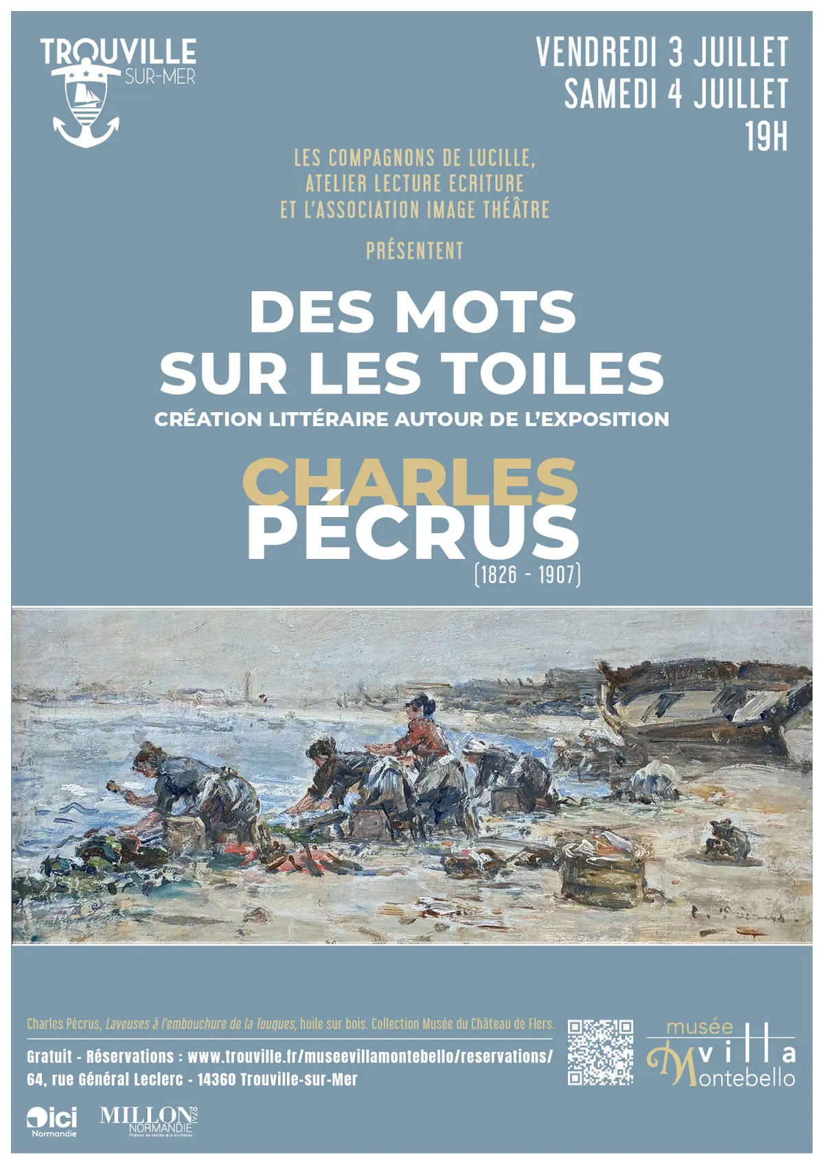 Des mots sur les toiles – Création littéraire autour de l’exposition Pecrus