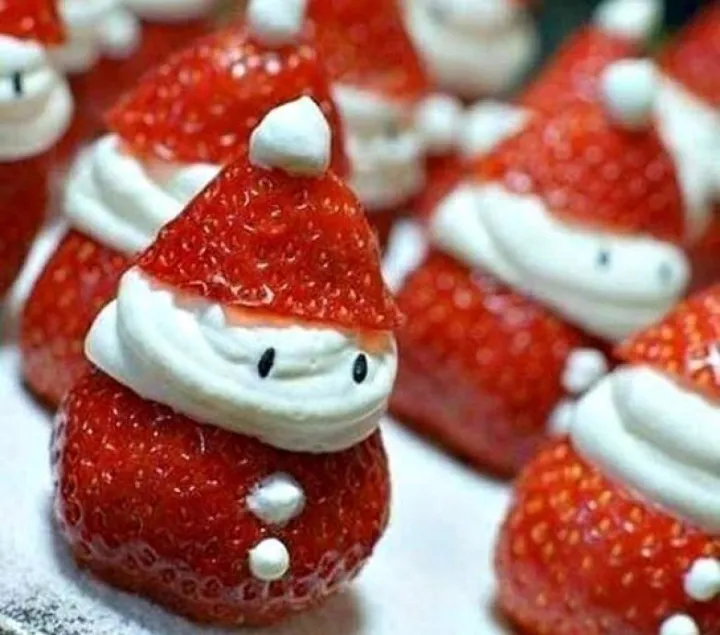 Les fraises père-Noël