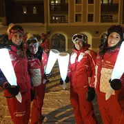 Descente aux flambeaux à La Bresse Hohneck