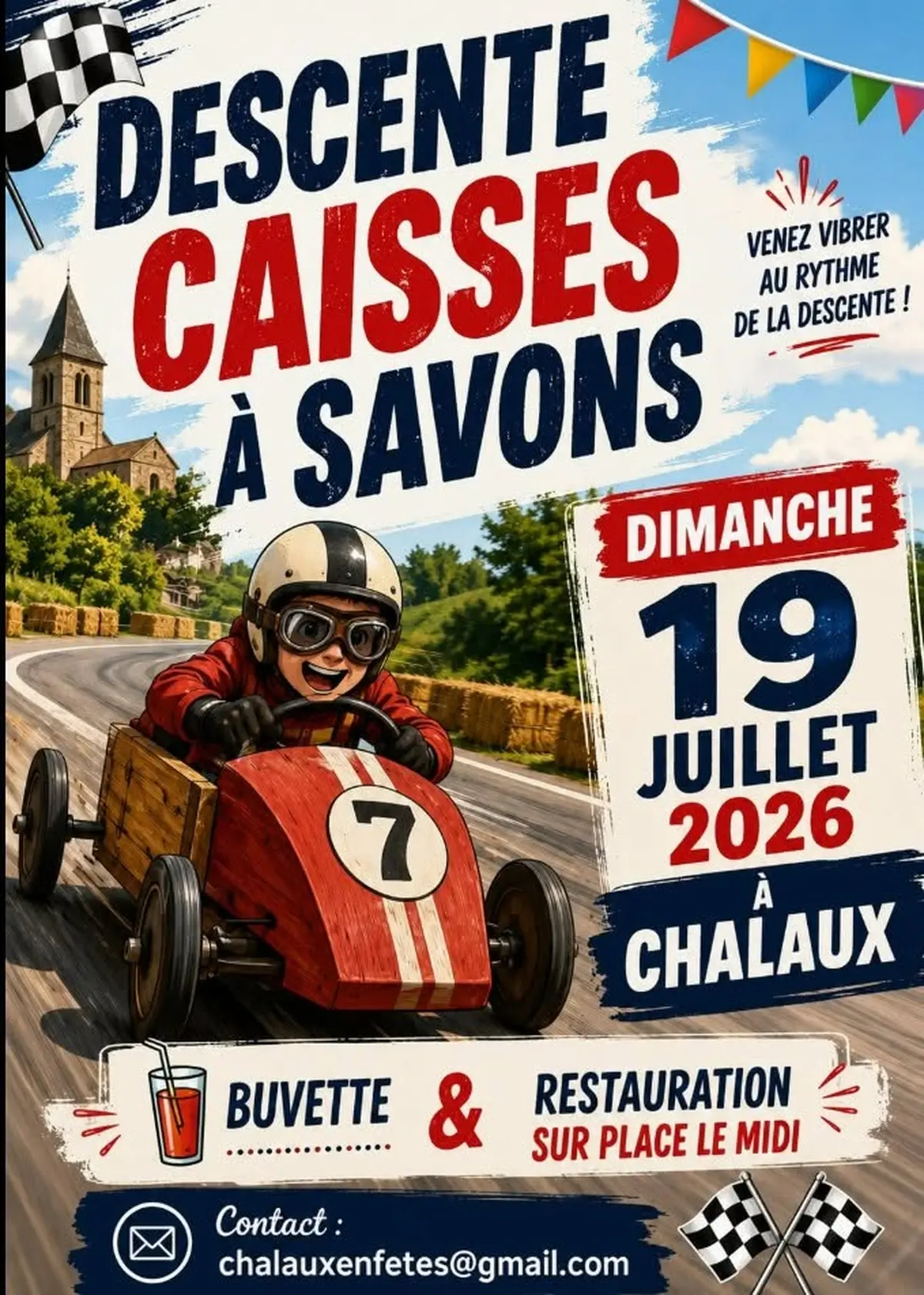 Descente de caisses à savons