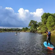Descente de rivière en paddle