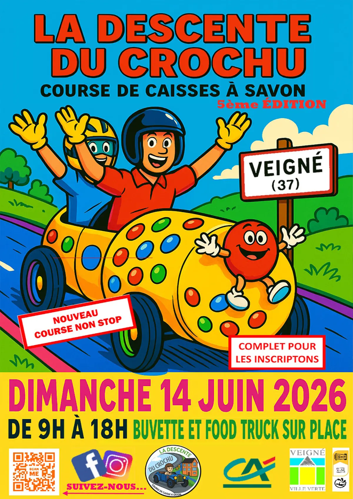 Descente du Crochu en caisse à savon