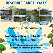 Descente en canoë kayak