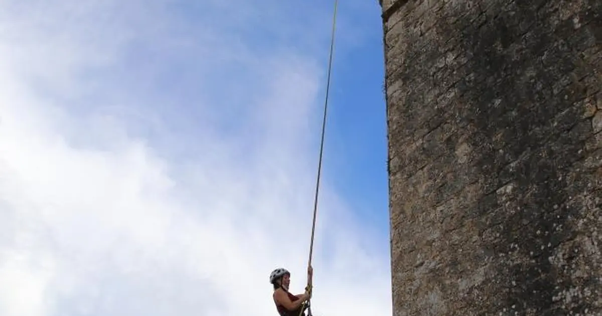 Descente en rappel