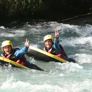 Descente initiation en Hydrospeed sur l'Isère (73)