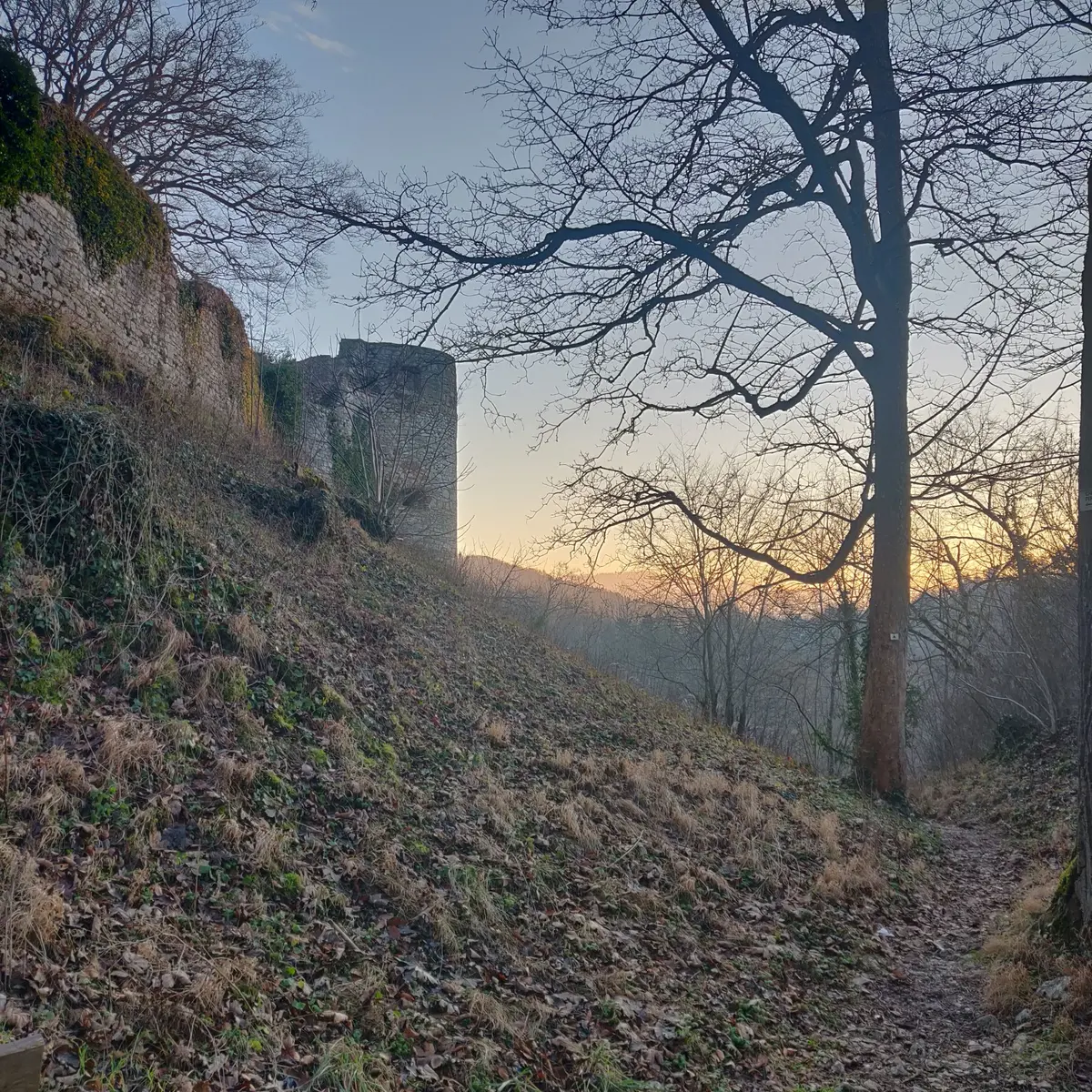 Descente vers Ferrette