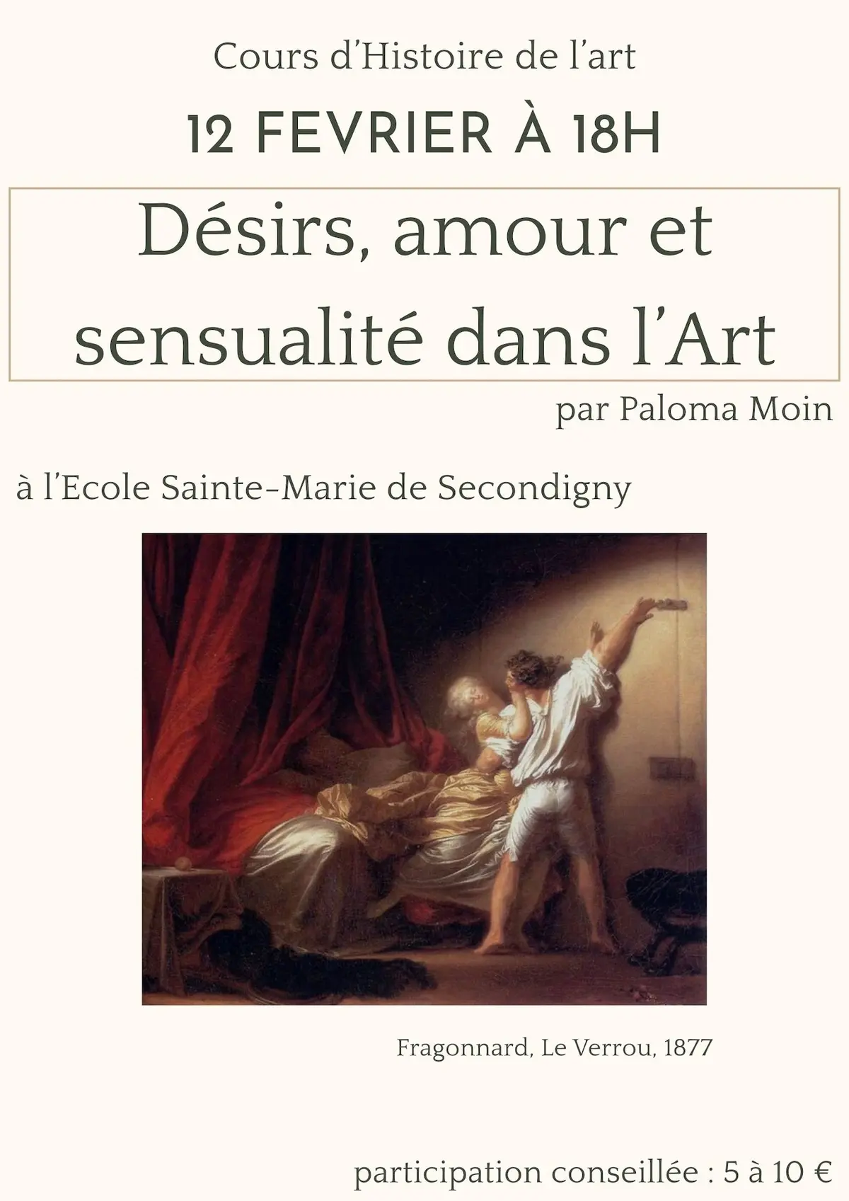 Désir, amour et sensualité dans l’art