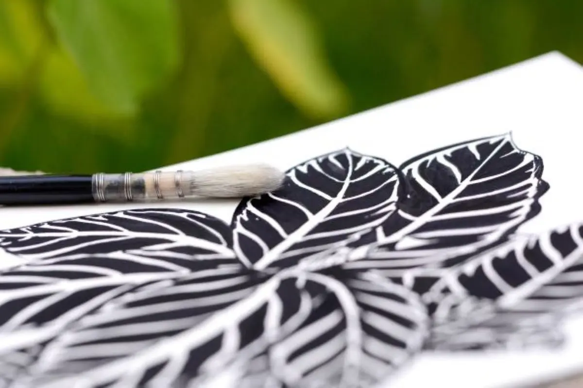 Dessin botanique et réalisation d’encre végétale à l'écomusée de Cuzals