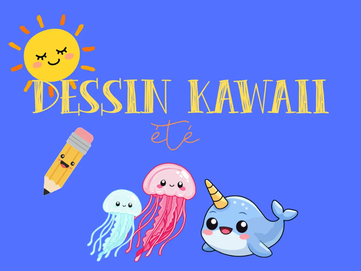 Dessin kawaii été