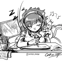 Dessin manga par Caro-Lyn