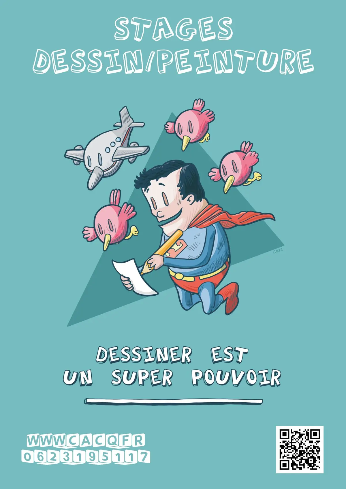 Dessiner est un super pouvoir - stage de dessin